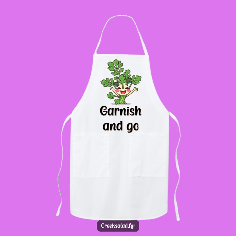 Funny Apron: Parsley Somersault, Fresh Humor for Cooking