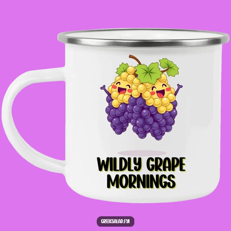 Funny Synchronized Grape Jump Camping Mug - Durable and Hilarious Outdoor Fun, Great Funny Gift!