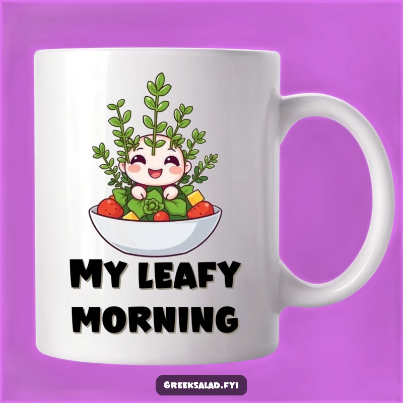 Funny Happy Oregano Wink Mug: Spice Up Your Mornings with Herbal Humor!