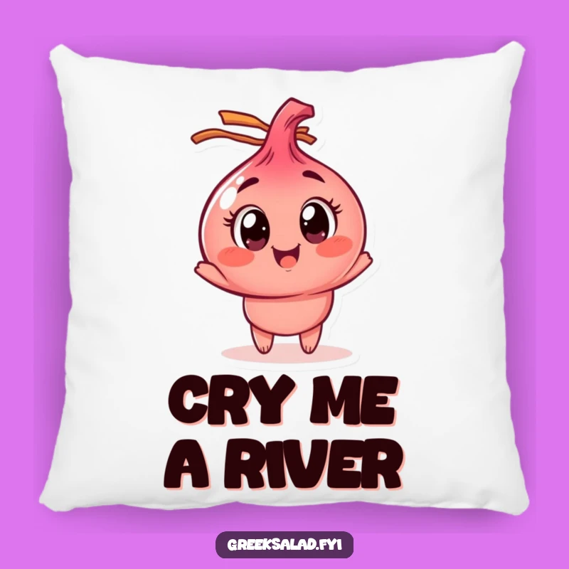 Cozy Funny Red Onion Pillow, Hilarious Spinning Character Cushion for Comfort