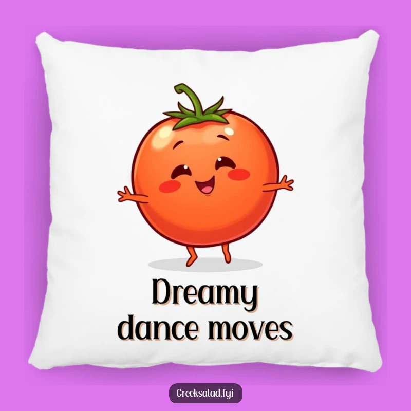 Funny Dancing Tomato Pillow - Soft & Lively Comfort, Gift