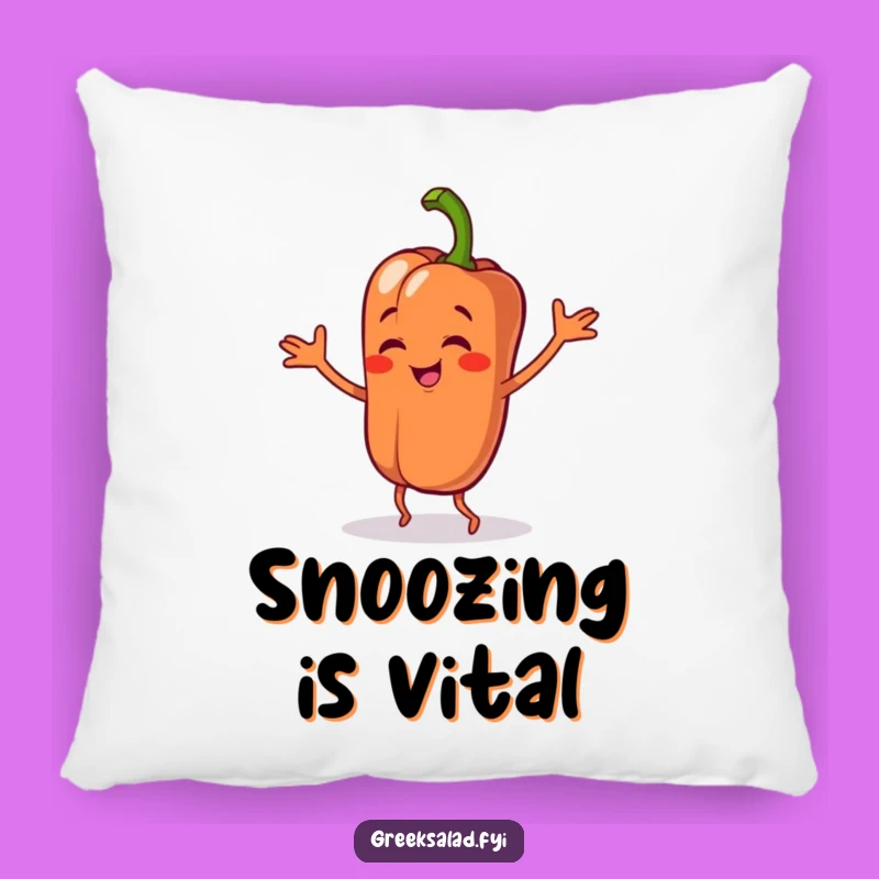 Funny Bell Pepper Dance Pillow: Cozy Comfort with Veggie Flair