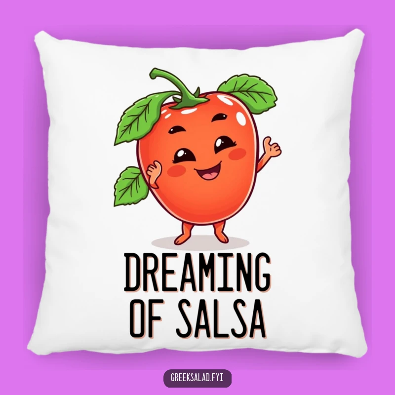 Funny Tomato Dance Pillow - Comfy Grooving Veggie Cushion, Perfect Funny Gift