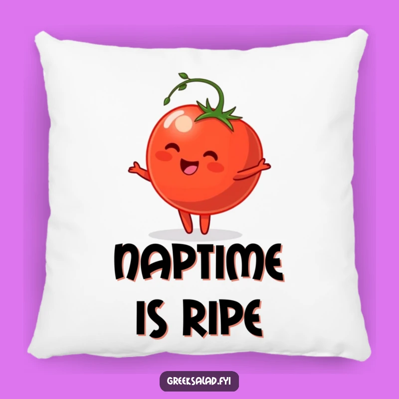 Funny Tomato Pirouette Pillow - Soft Happy Veggie Cushion, Perfect Funny Gift for Comfort