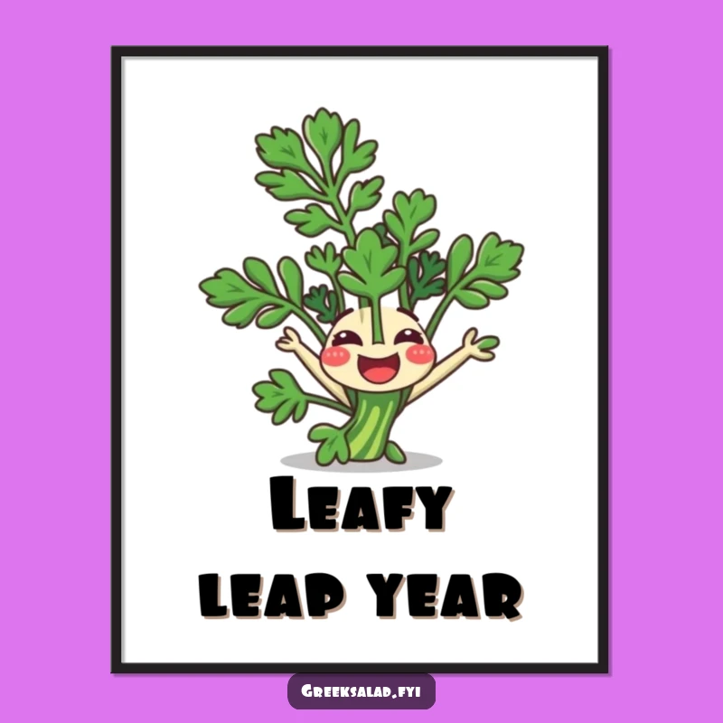 Funny Digital Art: Parsley Somersault, Fresh Joy, Instant Fun