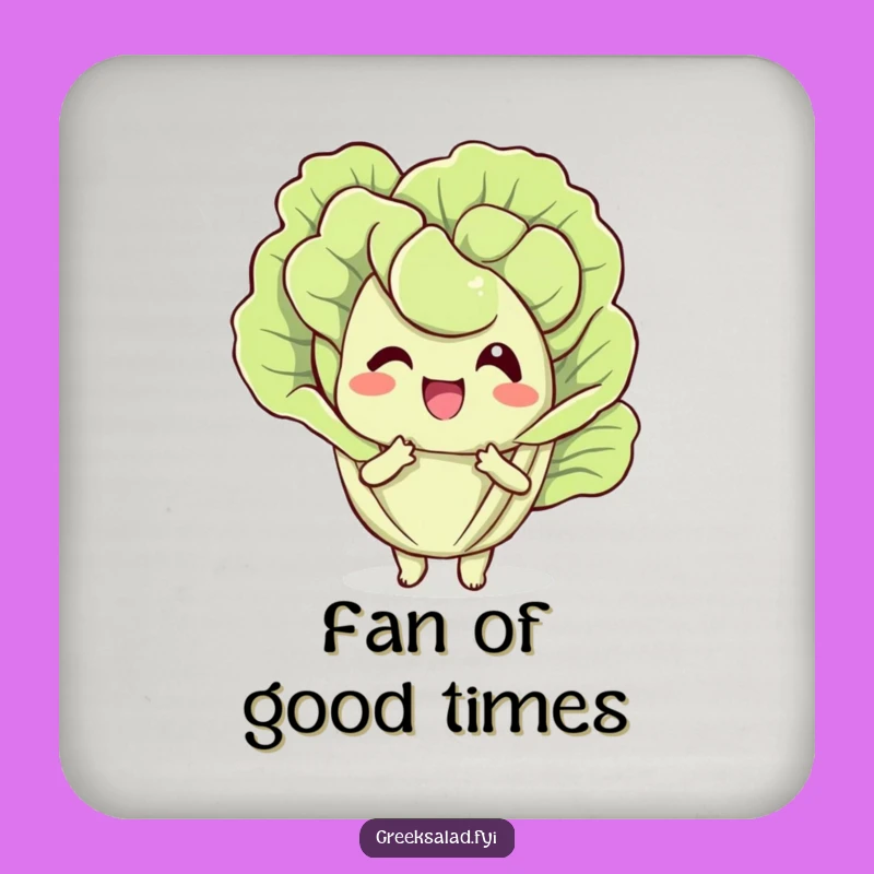 Funny Lettuce Leaf Coaster - Protect Surfaces with Fanning Veggie Fun, Perfect Funny Gift