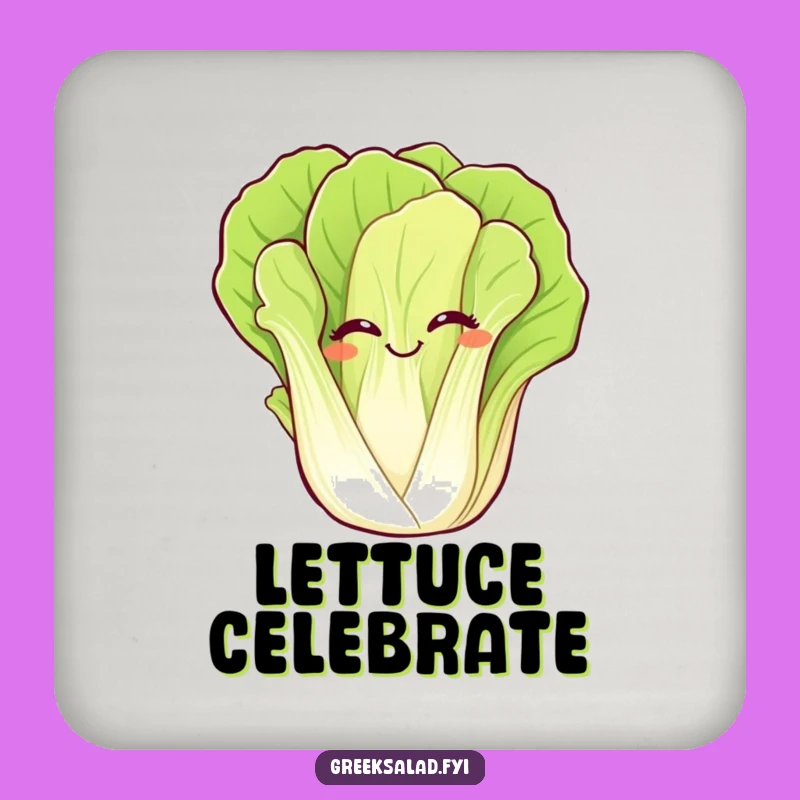 Funny Giggling Romaine Coasters: Protect Surfaces with Leafy Charm