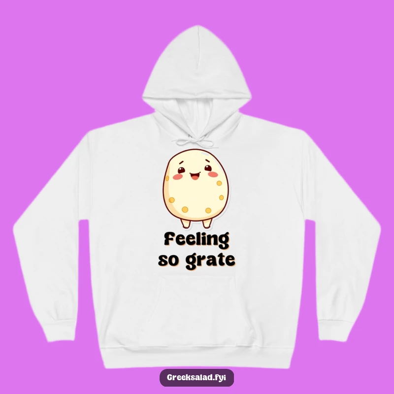 Funny Feta Cheese Hoodie: Cozy Proud Dairy Character Gift
