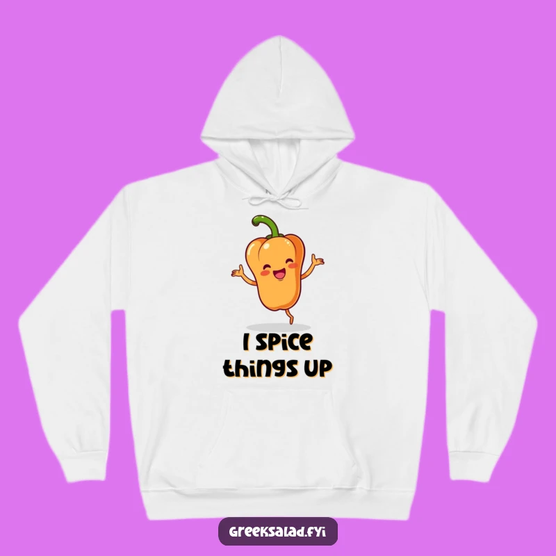 Funny Bell Pepper Jig Hoodie - Cozy & Lively Veggie Wear, Gift