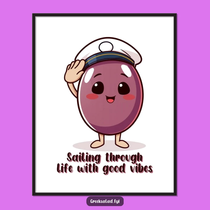 Free Printable Funny Olive Sailor Wall Art - Quirky Downloadable Home Decor!