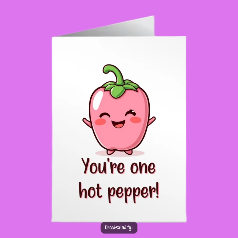 Funny Free Printable Congrats Card: Bell Pepper Smile, Encouraging Downloadable