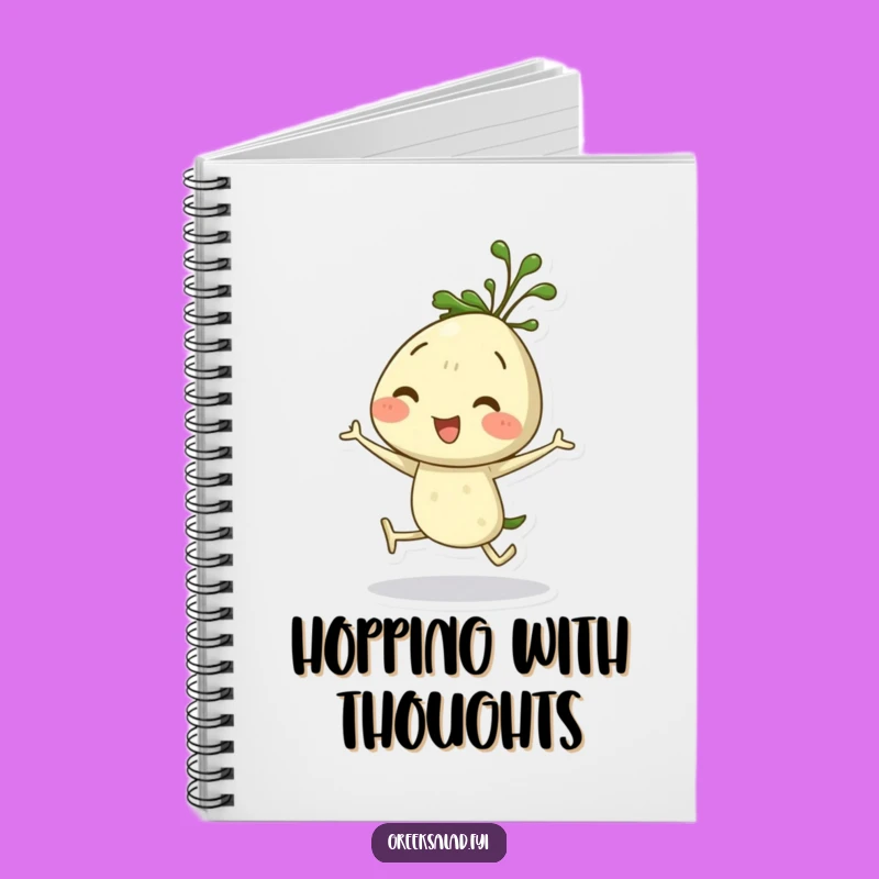 Funny Dill Sprig Hopping Notebook: Herb Character Journal, Perfect Funny Gift!