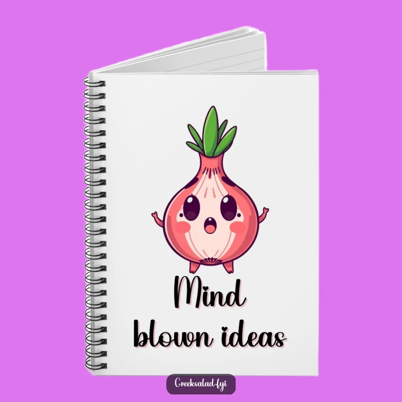 Funny Surprised Onion Notebook: Shocking Notes, Perfect Humorous Gift