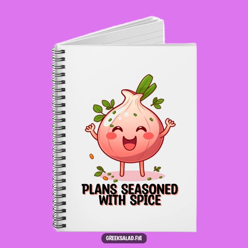 Funny Onion Ring Notebook - Wiggle Your Way Through Notes