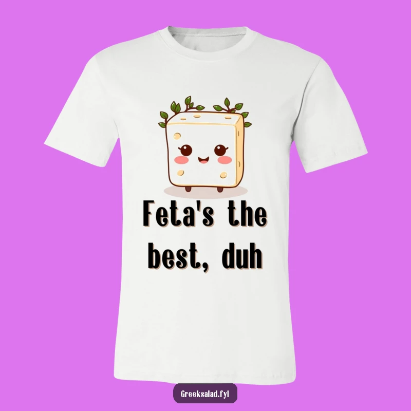 Funny Feta Cheese T-Shirt: Wear Your Greek God of Cheese Champion Style!