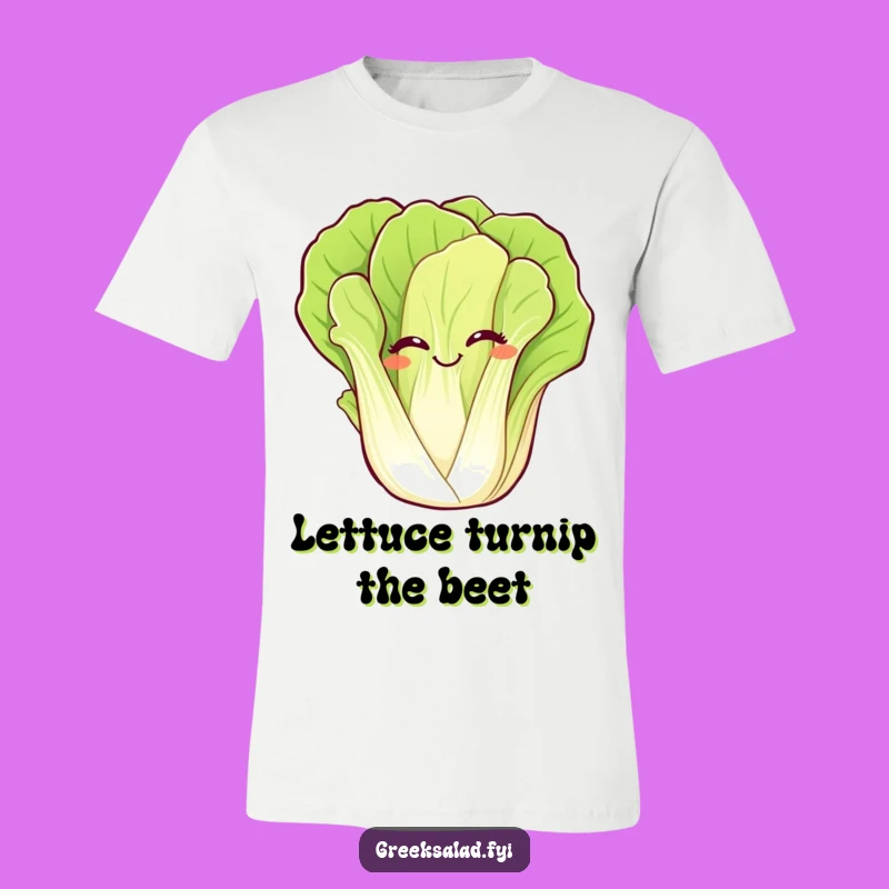 Funny Giggling Romaine T-Shirt: Wear Your Love for Laughing Lettuce