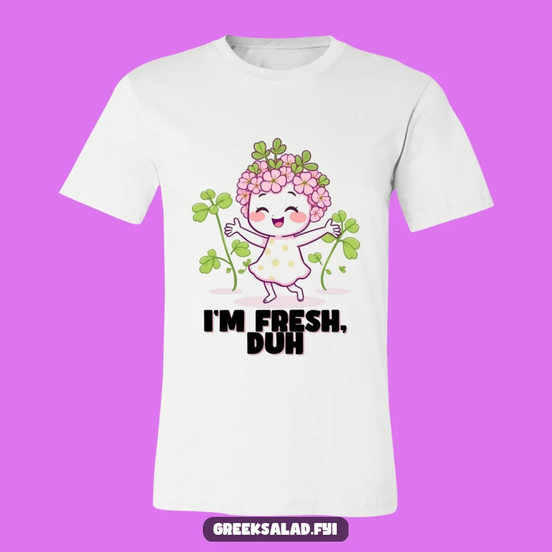 Funny Dancing Oregano T-Shirt: Wearable Humor for Herb Lovers