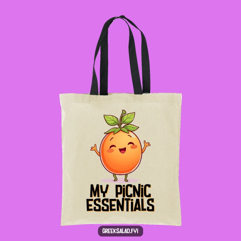 Funny Tomato Tote Bag: Carry Your Groceries with Dancing Veggie Style!